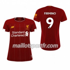 Maillot de Foot Liverpool Roberto Firmino 9 Femme Domicile 2019/20
